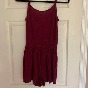Divided H&M Red Wine Romper
